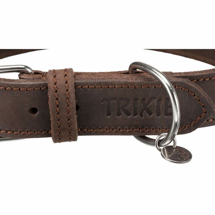 Collar para Perro Trixie Rustic Marrón oscuro L 48-56 cm 2