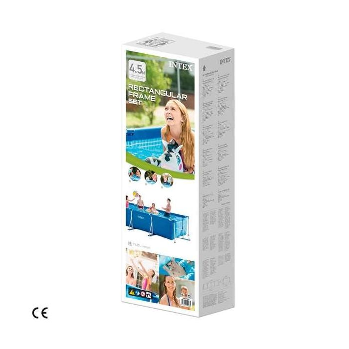 Piscina rectangular desmontable metal frame (capacidad 7.127 litros) 450x220x84cm 3 Piscina rectangular desmontable metal frame (capacidad 7.127 litros) 450x220x84cm 3