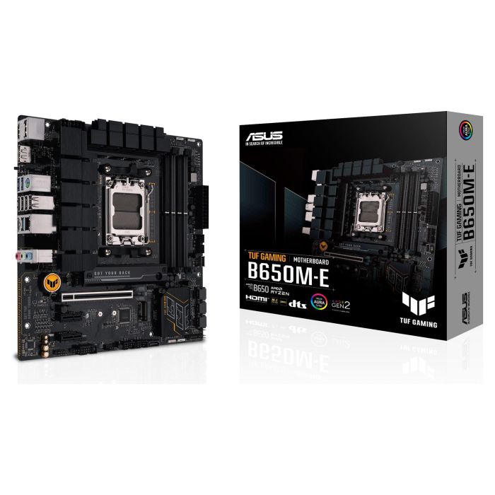 ASUS B650M-E TUF Gaming Placa Base ATX, Socket AM5, AMD Ryzen 7000 Series, Chipset B650, DDR5 ASUS B650M-E TUF Gaming Placa Base ATX, Socket AM5, AMD Ryzen 7000 Series, Chipset B650, DDR5