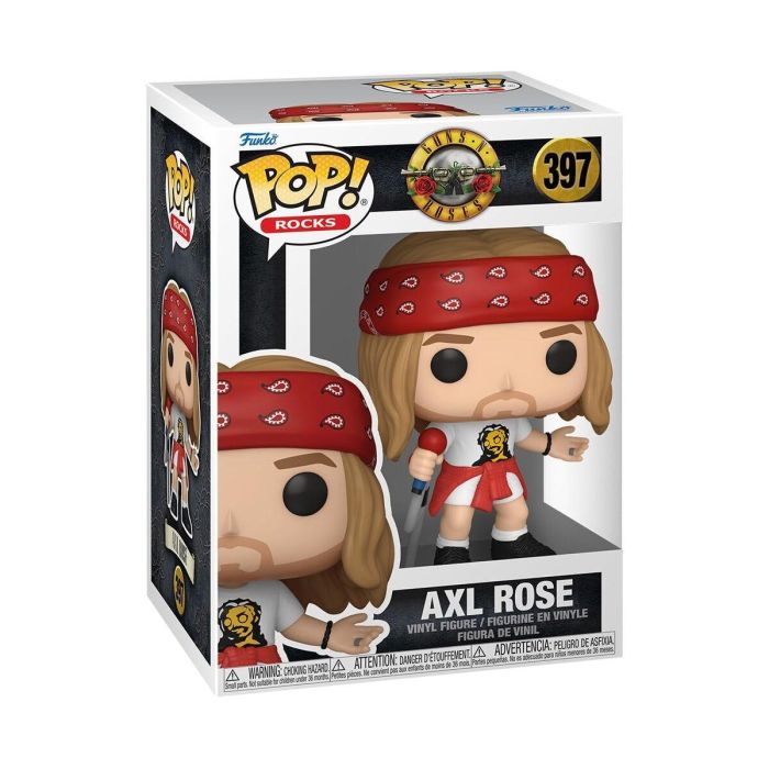 Funko POP! Figura Axl Rose de Guns N' Roses, de vinilo de 9cm en caja regalo 2 Funko POP! Figura Axl Rose de Guns N' Roses, de vinilo de 9cm en caja regalo 2
