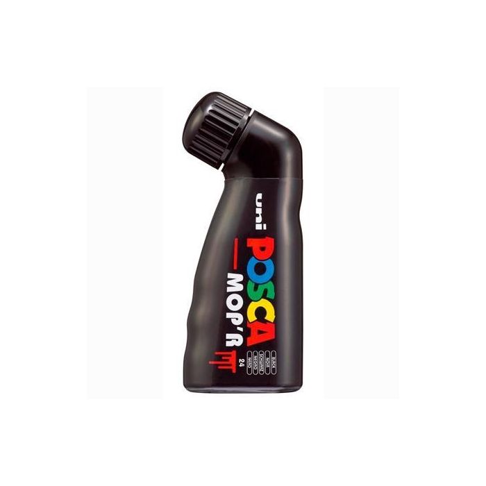 POSCA Marcador Mop´R PC-22 No Permanente Punta Redondeada Gomaespuma 3-19 mm Negro - Tinta Pigmentada Base Agua, Multisuperficies POSCA Marcador Mop´R PC-22 No Permanente Punta Redondeada Gomaespuma 3-19 mm Negro - Tinta Pigmentada Base Agua, Multisuperficies