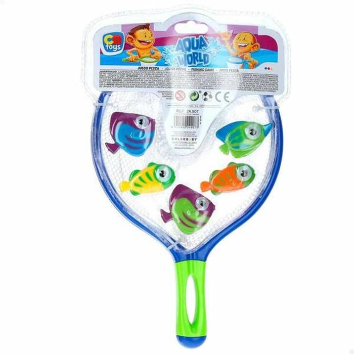 Set juego pesca aqua world con salabre y 5 peces - modelos surtidos 2