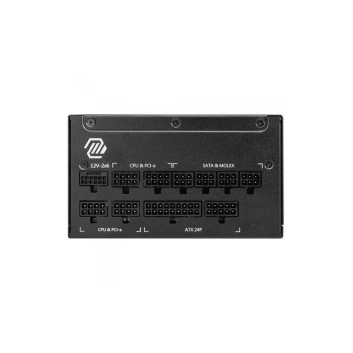 FUENTE ALIMENTACION MSI MAG A1250GL PCIE5,PSU,1250W,80 PLUS GOLD,MODULAR,135MM,ACTIVE PFC,PCI-E 5.1 (16 pin)x1,PCI-E (6+2 pin)x4,SATA (15 pin)x12 3 FUENTE ALIMENTACION MSI MAG A1250GL PCIE5,PSU,1250W,80 PLUS GOLD,MODULAR,135MM,ACTIVE PFC,PCI-E 5.1 (16 pin)x1,PCI-E (6+2 pin)x4,SATA (15 pin)x12 3