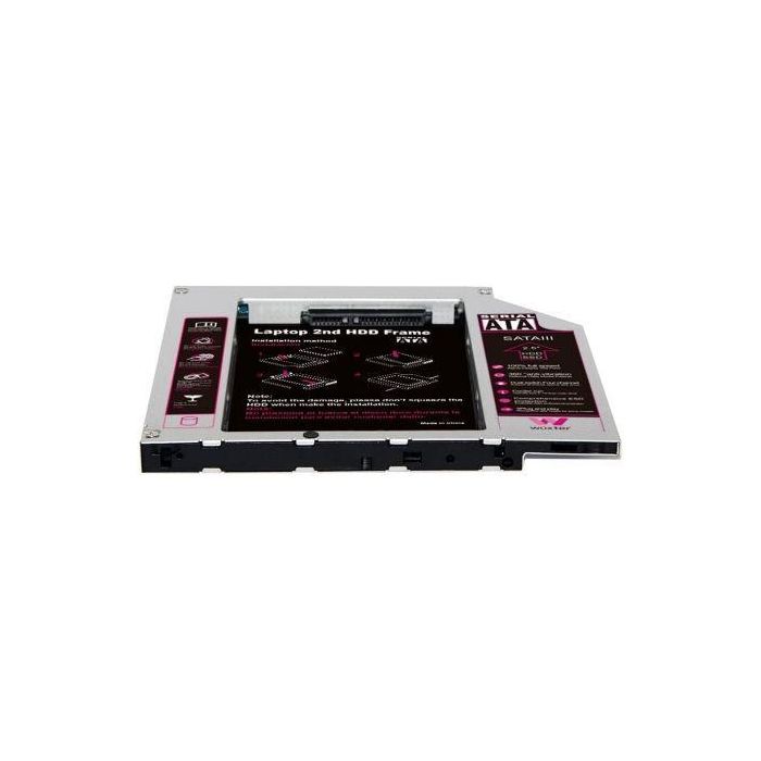 ADAPTADOR PARA PORTÁTIL WOXTER HDD CADDY 20 - PARA SUSTITUIR DVD POR HD/SSD DE 2.5"/6.35CM 9.5MM - INCLUYE DESTORNILLADOR Y TORNILLOS 1 ADAPTADOR PARA PORTÁTIL WOXTER HDD CADDY 20 - PARA SUSTITUIR DVD POR HD/SSD DE 2.5"/6.35CM 9.5MM - INCLUYE DESTORNILLADOR Y TORNILLOS 1