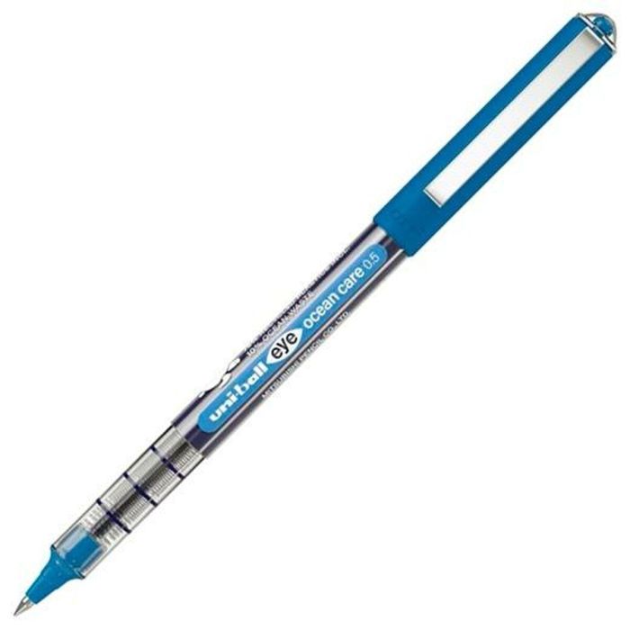 Boligrafo de tinta líquida Uni-Ball Eye Ocean Care Azul 0,5 mm (12 Unidades) 1 Boligrafo de tinta líquida Uni-Ball Eye Ocean Care Azul 0,5 mm (12 Unidades) 1