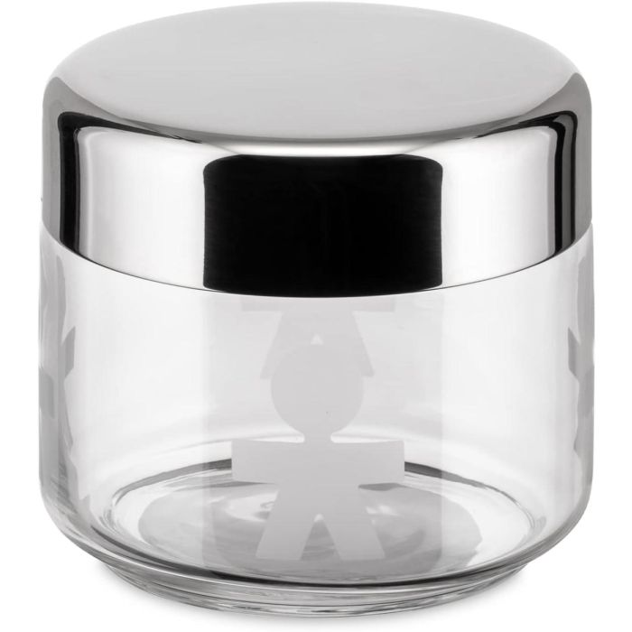 Alessi Girotondo Bote Hermético Acero Inoxidable y Vidrio 50CL AKK35**