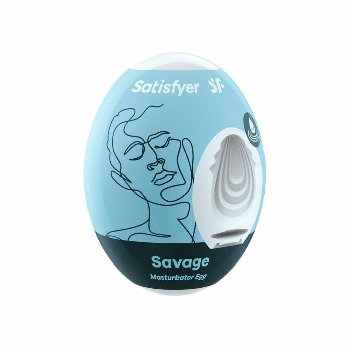 Huevo Masturbador Satisfyer Savage Azul