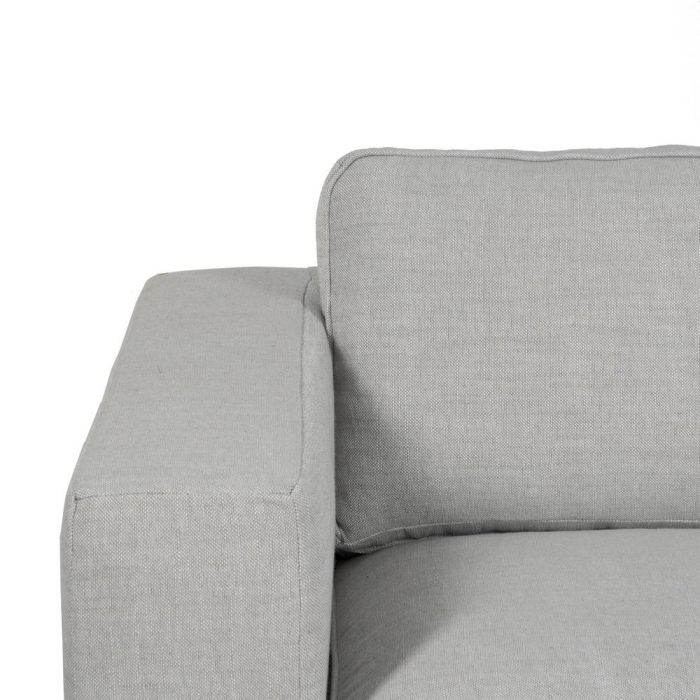 Sofá 3 Plazas Gris Tejido Siena 222 X 95 X 80 cm