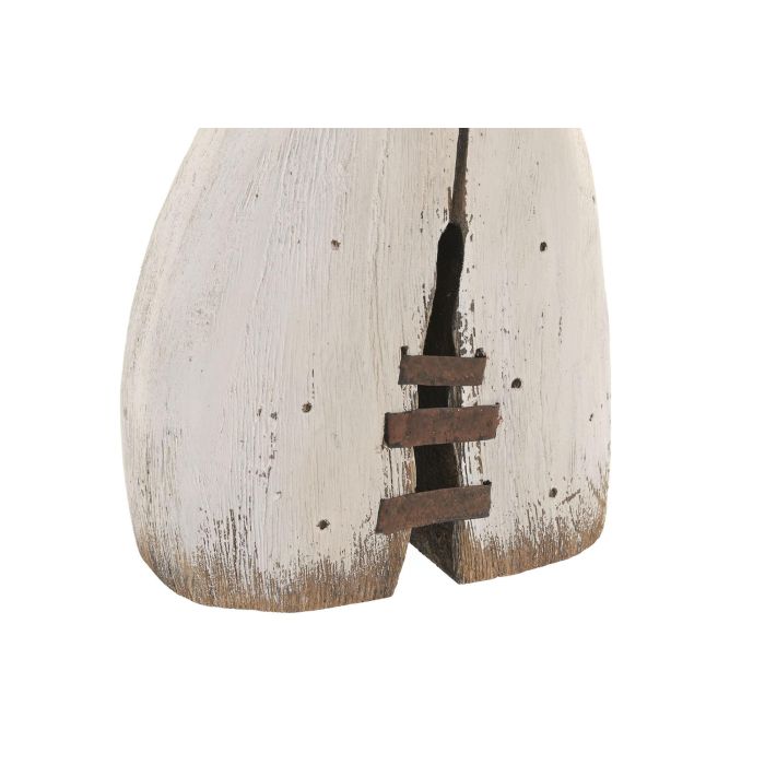 DKD Home Decor Figura Decorativa Blanco Natural Paulownia 7.5 x 34 x 18 cm (2 Unidades) DKD Home Decor Figura Decorativa Blanco Natural Paulownia 7.5 x 34 x 18 cm (2 Unidades)