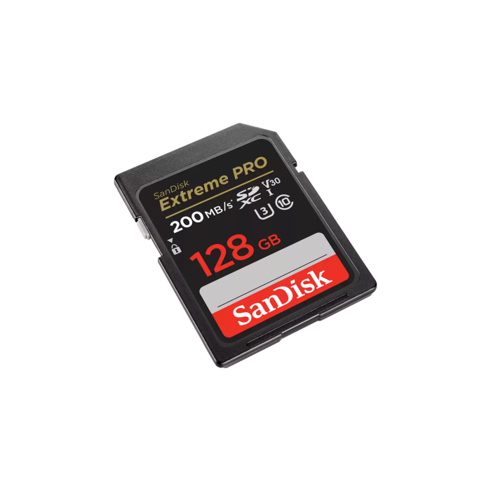 SanDisk SDSDXXD-128G-GN4IN Tarjeta SDXC Extreme PRO 128 GB UHS-I Clase 10 V30 Lectura 200 MB/s Escritura 90 MB/s Resistente 1