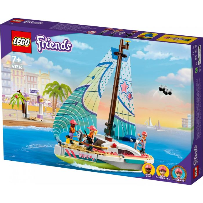 LEGO Friends 41716 Stephanie's Sea Adventure Barco de juguete con minimuñecas 9
