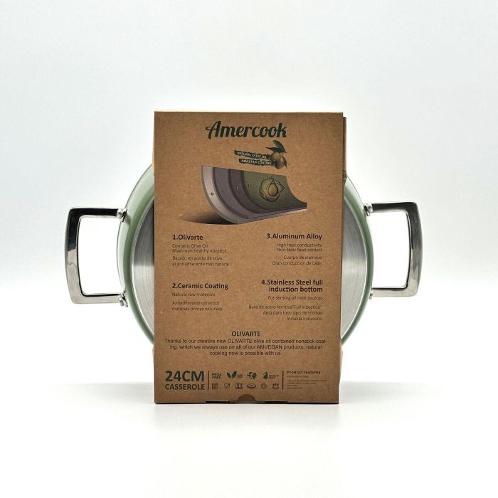 Cacerola Amercook AmVegan Chef Ø 24 cm 1 Cacerola Amercook AmVegan Chef Ø 24 cm 1