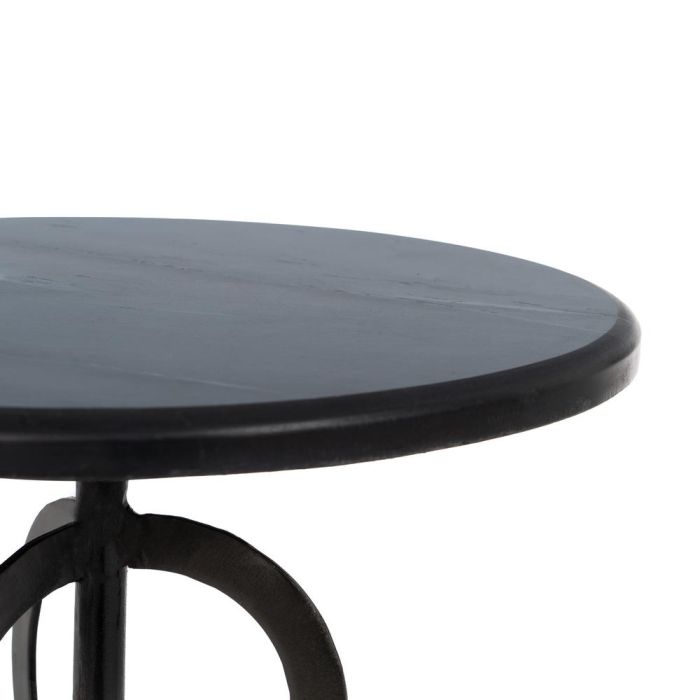 S/2 Mesa Auxiliar Blanco-Negro 38 X 38 X 63 cm