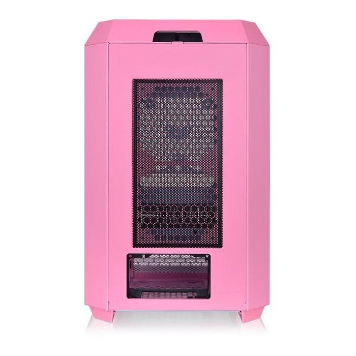 Thermaltake The Tower 300 Bubble Pink Micro Torre PC - Caja gaming de Metal y Vidrio Templado Rosado para placas Micro-ITX/Mini-ITX 3