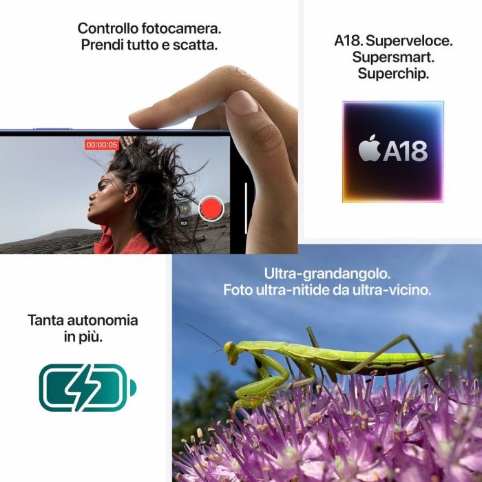 Apple iPhone 16 Plus 256GB - Negro, Chip A18, Cámara Dual 48MP, Pantalla Super Retina XDR 6.7", iOS 18, Resistente al Agua IP68 6