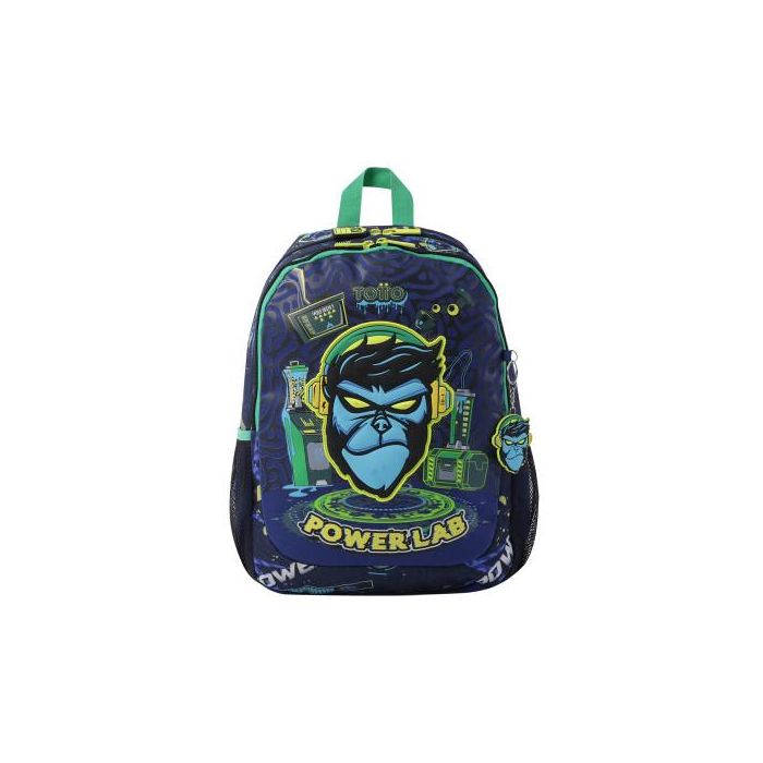 Totto Mochila Morral Kong Lab M MJ04KLB002-2410-8JDM para Niños 7-10 Años, Poliéster, Azul Marino Totto Mochila Morral Kong Lab M MJ04KLB002-2410-8JDM para Niños 7-10 Años, Poliéster, Azul Marino