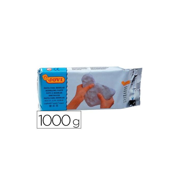 Jovi Air Dry Pastilla De Pasta Modelar Endurece Al Aire 1000 gr Blanca