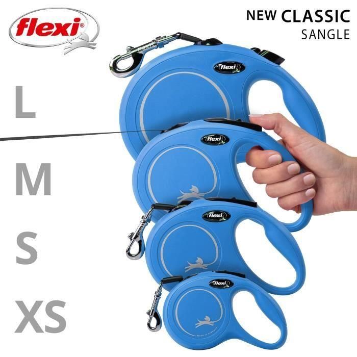 Correa Flexi New Classic L Cinta 8M Azul 3 Correa Flexi New Classic L Cinta 8M Azul 3