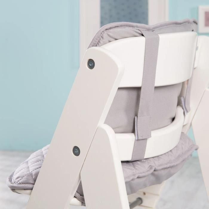 Trona de madera regulable Sit Up III - ROBA - Regulable en altura - Blanco 2 Trona de madera regulable Sit Up III - ROBA - Regulable en altura - Blanco 2