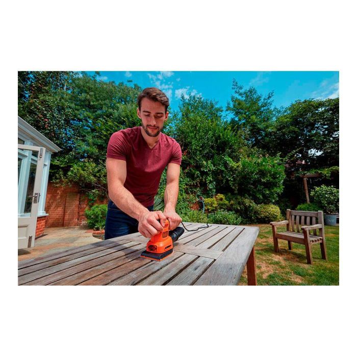 Black+Decker Multi-lijadora 200W 4 en 1 bew200-qs - Incluye 6 hojas para lijar, bolsa para polvo y más 2 Black+Decker Multi-lijadora 200W 4 en 1 bew200-qs - Incluye 6 hojas para lijar, bolsa para polvo y más 2