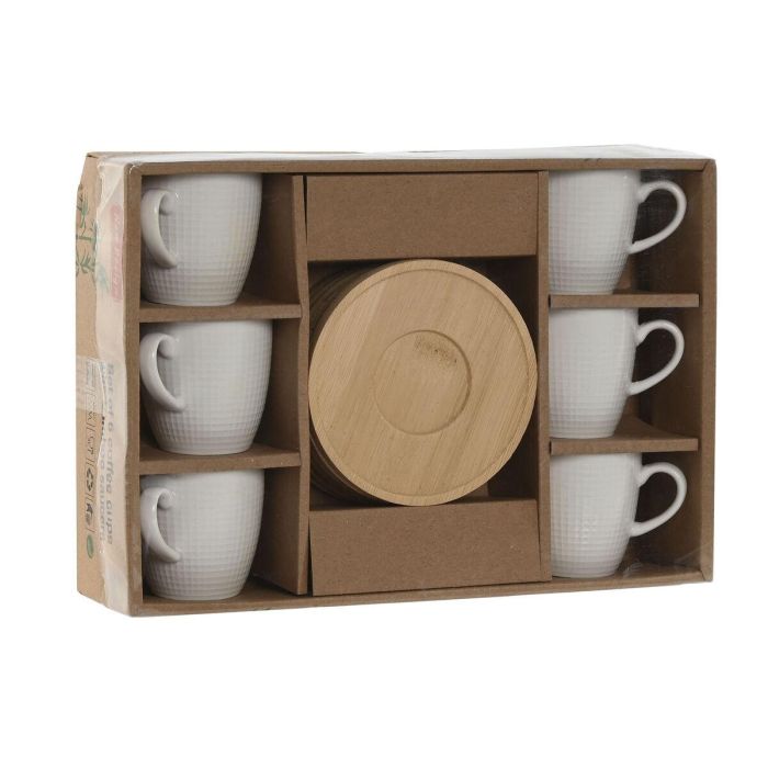 Cafe Basicos DKD Home Decor Blanco 5.7 x 5.8 x 7.8 cm Set de 6 1 Cafe Basicos DKD Home Decor Blanco 5.7 x 5.8 x 7.8 cm Set de 6 1