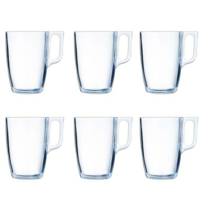 Juego de Tazas Luminarc Nuevo (6 pcs) Transparente Vidrio 400 ml (6 Piezas)