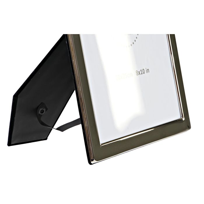 DKD Home Decor Marco de Fotos Tradicional Plateado 20x25 cm Metal y Cristal 1
