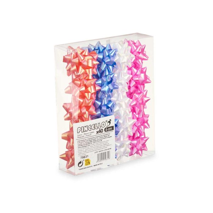 Pvc 40 Lazos Pasteles Brillo 6Cm Pincello (12 Unidades) 2 Pvc 40 Lazos Pasteles Brillo 6Cm Pincello (12 Unidades) 2