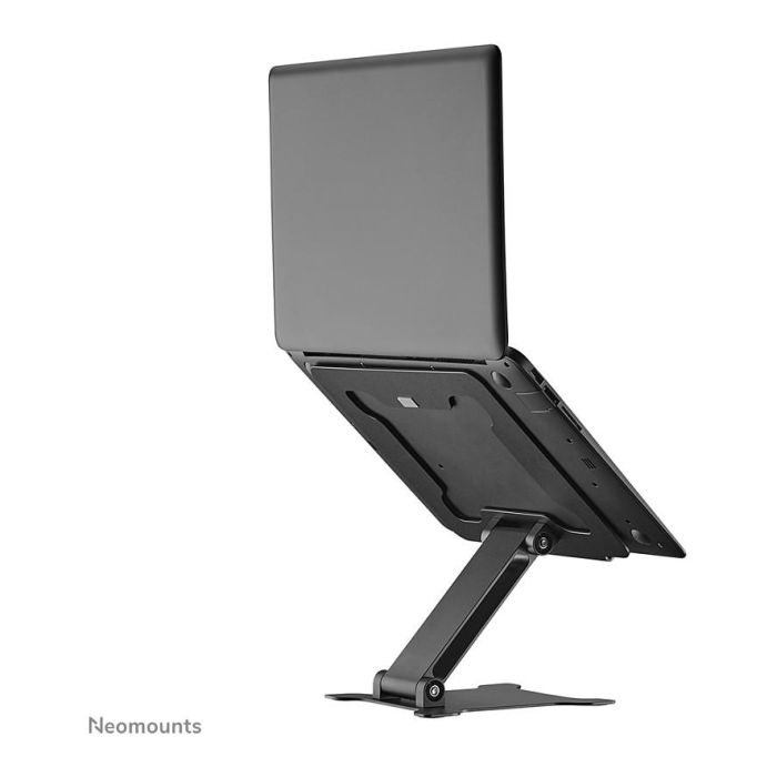 Neomounts DS20-740BL1 Soporte para portátil para pantallas de 11-15", hasta 5 kg, altura ajustable 1,7-16,8 cm, plegable, compacto, negro