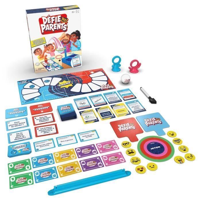 Spinmaster SPI6074063 Desafía a tus padres - Juego de mesa familiar, a partir de 6 años 2