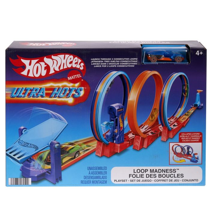 Pista Loopings Locos Hpx93 Hot Wheels 4 Pista Loopings Locos Hpx93 Hot Wheels 4