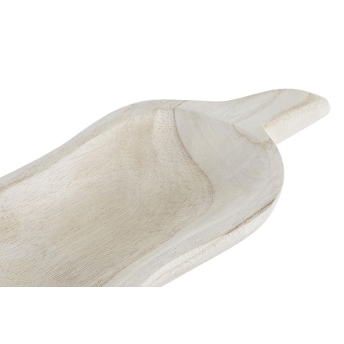 DKD Home Decor Centro Mesa Tropical Paulownia Marron Claro 15 x 4 x 38 cm 1