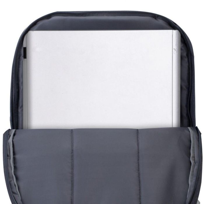 Rivacase 7567 Mochila Portátil 17.3 Pulgadas Prater - Protección Antirrobo, Carga USB, Gris Oscuro 7 Rivacase 7567 Mochila Portátil 17.3 Pulgadas Prater - Protección Antirrobo, Carga USB, Gris Oscuro 7
