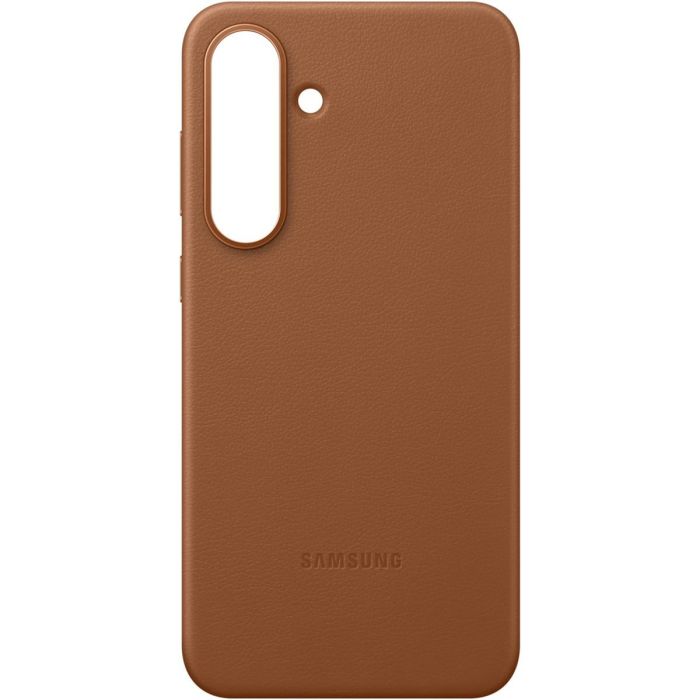 Samsung Funda Kindsuit Galaxy S25 FE, Protectora de Imitación Piel, Color Canela 3 Samsung Funda Kindsuit Galaxy S25 FE, Protectora de Imitación Piel, Color Canela 3
