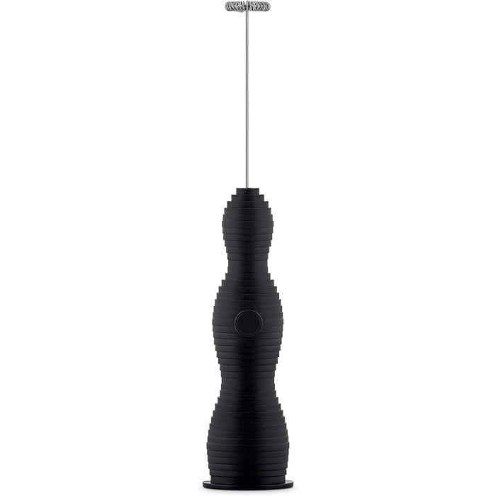 Alessi Pulcina Batidor de Leche Negro con Batería Recargable MDL11 B