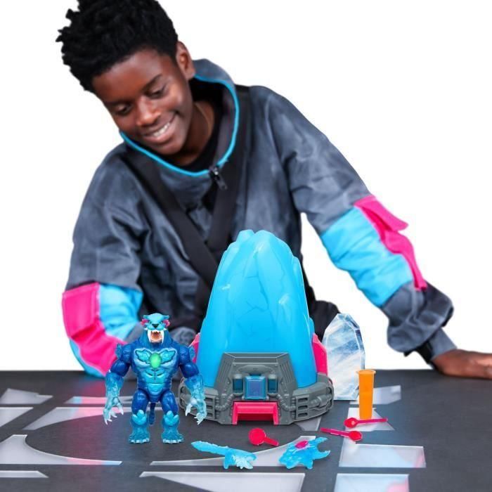 Moose Toys MOO0630996247426 Cryo Lab Mr. Beast Lab - 18 cm, 30 luces y sonidos, 2 bestias coleccionables 2