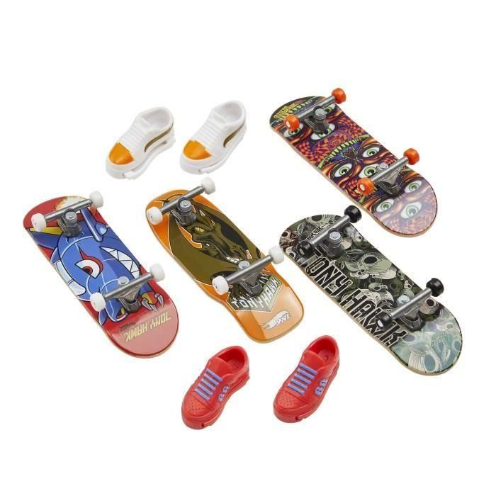 Caja de 4 patines y zapatos Tony Hawk - Hot Wheels HGT84 3 Caja de 4 patines y zapatos Tony Hawk - Hot Wheels HGT84 3