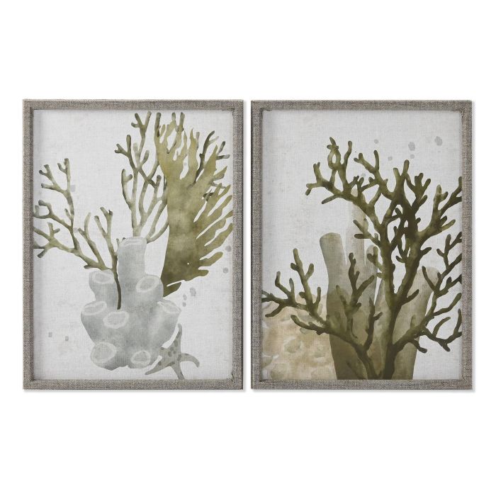 Cuadro Mediterraneo DKD Home Decor Verde Crudo 2 x 60 x 45 cm (2 Unidades) Cuadro Mediterraneo DKD Home Decor Verde Crudo 2 x 60 x 45 cm (2 Unidades)