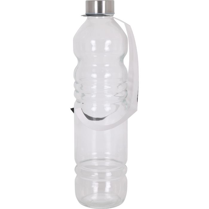 Botella de vidrio Anna 1L con tapa metálica - 8x31 cm (12 Unidades) 2 Botella de vidrio Anna 1L con tapa metálica - 8x31 cm (12 Unidades) 2