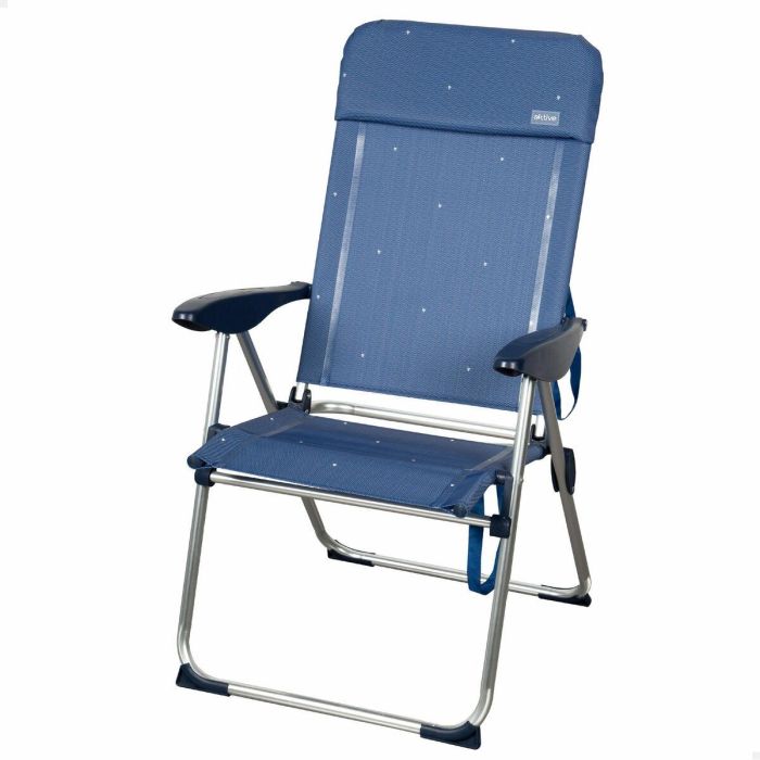 Silla de Playa Aktive 48 x 110 x 65 cm (2 Unidades) 6 Silla de Playa Aktive 48 x 110 x 65 cm (2 Unidades) 6