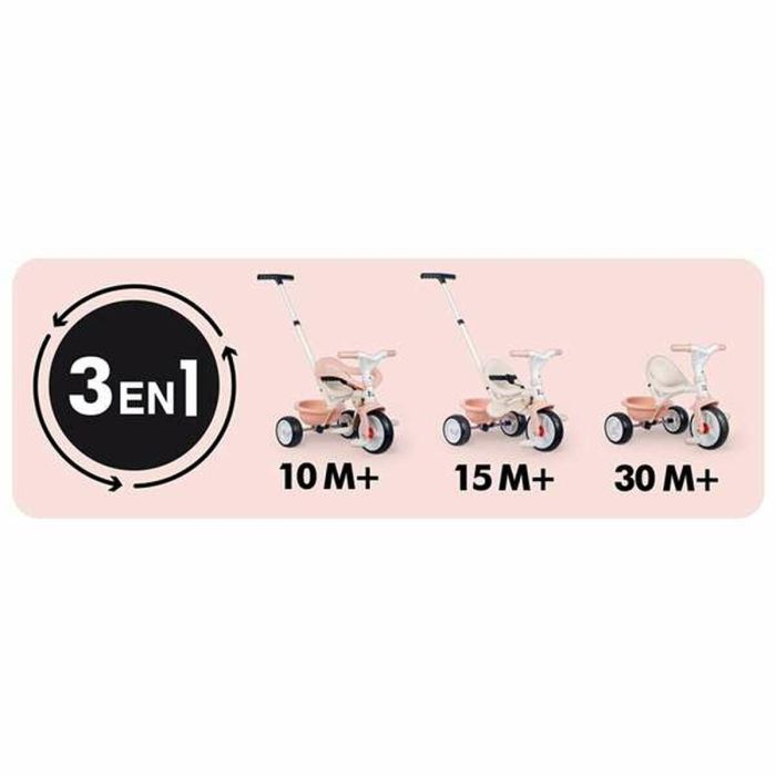 Smoby SMO7600740419 Triciclo Be Move Confort Rosa 16