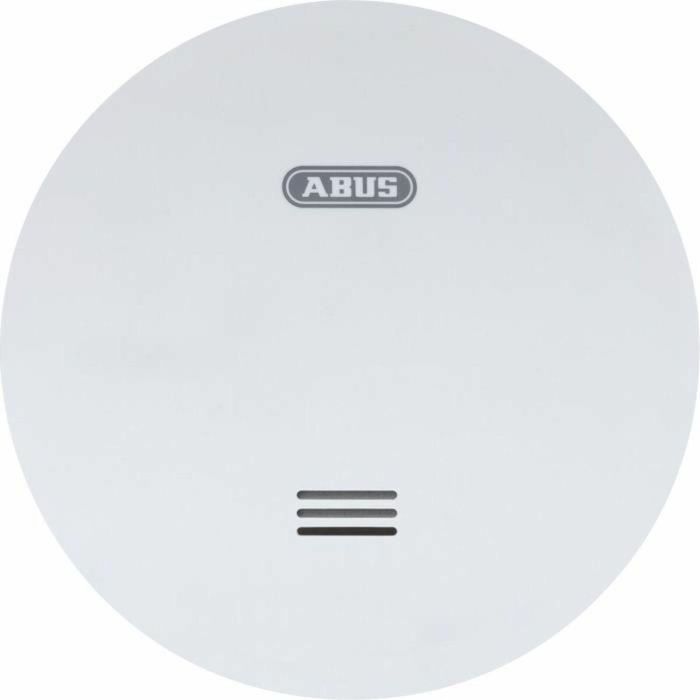Abus RWM160 Detector de humo ultraplano, protección 40 m², alarma 85 dB, batería de litio 10 años