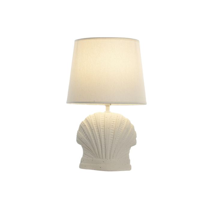 DKD Home Decor Lampara Sobremesa Mediterraneo Crudo Blanco 25x41x25 cm E14 25W 0 DKD Home Decor Lampara Sobremesa Mediterraneo Crudo Blanco 25x41x25 cm E14 25W 0