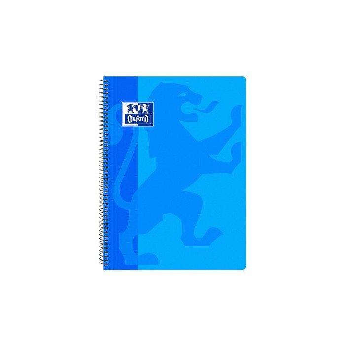 Bloc Oxford School Classic Tapa Pp Fº 80H Cuadric.4X4 90G Azul Turquesa 5 unidades