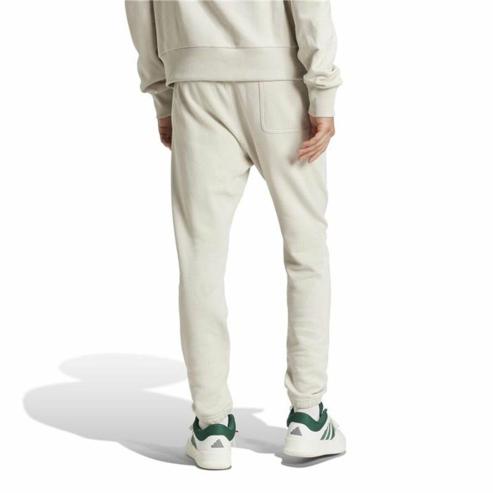 Pantalón Largo Deportivo Adidas All Szn French Terry Regular Tapered Blanco Beige Hombre