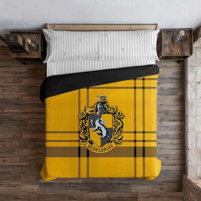 Funda Nórdica Harry Potter Classic Hufflepuff Multicolor 175 Hilos 240 x 220 cm Cama de 150/160