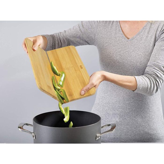 Tabla de cortar plegable en bambú 32x28 cm Quttin - Inde (12 Unidades) 2 Tabla de cortar plegable en bambú 32x28 cm Quttin - Inde (12 Unidades) 2