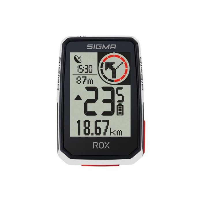 Sigma Sport ROX 2.0 - Ciclocomputador GPS Inalámbrico para Bicicleta con Navegación, Compatible con E-Bikes, Pantalla 2" (5,08 cm), Negro y Blanco - Ref. 01051 0 Sigma Sport ROX 2.0 - Ciclocomputador GPS Inalámbrico para Bicicleta con Navegación, Compatible con E-Bikes, Pantalla 2" (5,08 cm), Negro y Blanco - Ref. 01051 0