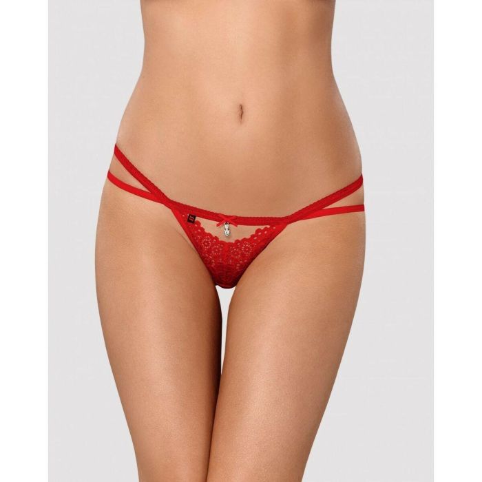 Tanga Obsessive 5901688216378 Rojo L/XL 5