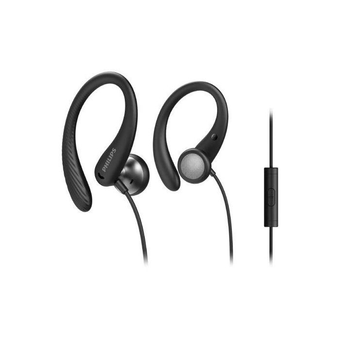 Auriculares deportivos Philips Negro Auriculares deportivos Philips Negro